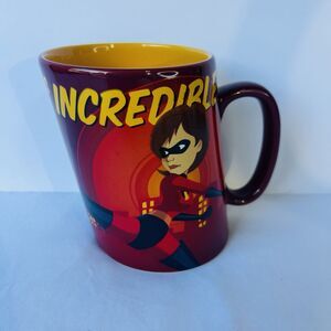 Disney Pixar Mrs. Incredible “Stretched To My Limit” Ceramic Coffee Mug Cup EUC